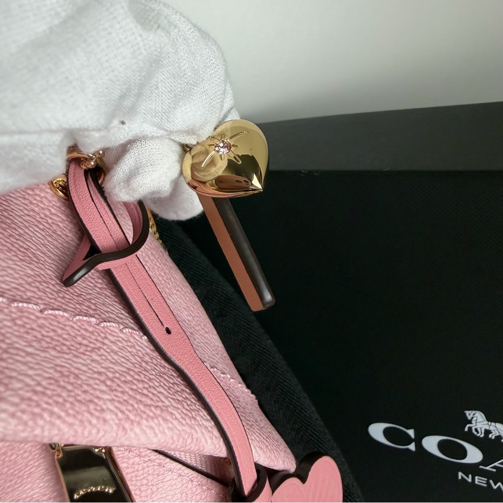 NWT Coach Pink Backpack - Picture 8 of 10